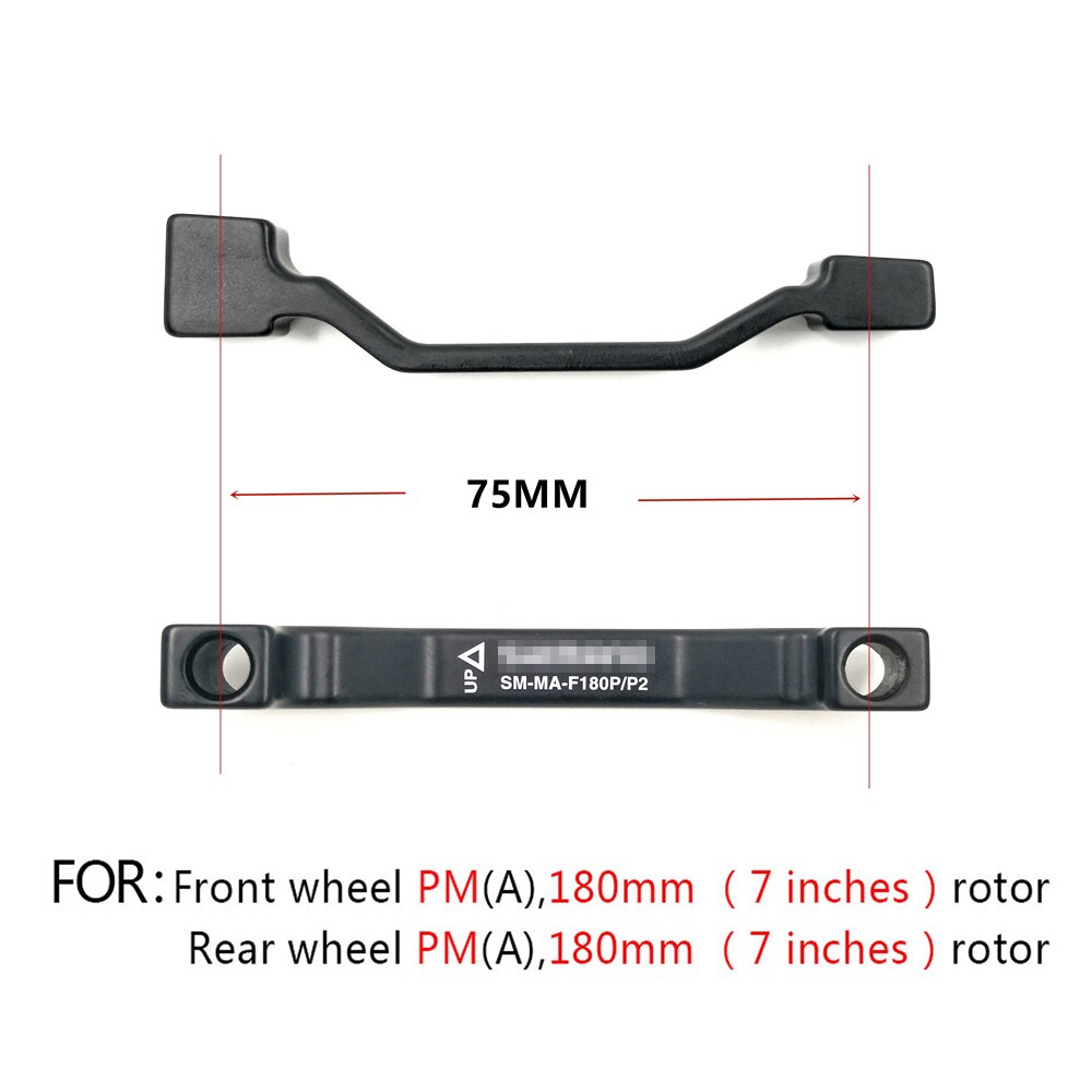 Shimano F180P/P2 Adattatore Freno A Disco Post Mount Per Rotore 180mm - 4
