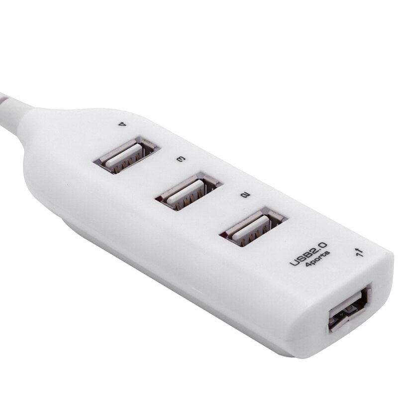 Adaptador de Cable de expansión para PC, portátil, Notebook y ordenador, HUB múltiple de alta velocidad con 4 puertos USB 2,0