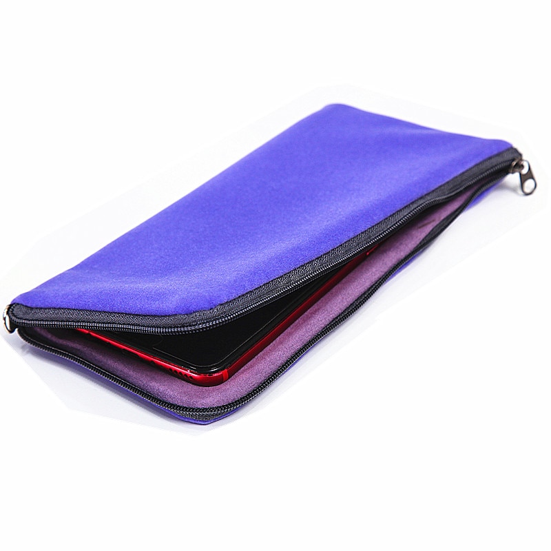 FSSOBOTLUN, For Xiaomi Redmi Note 10 Pro Phone Case 6.6“ Zipper flannel Pouch Bag Pocket Thicken Keep warm Protective Cover