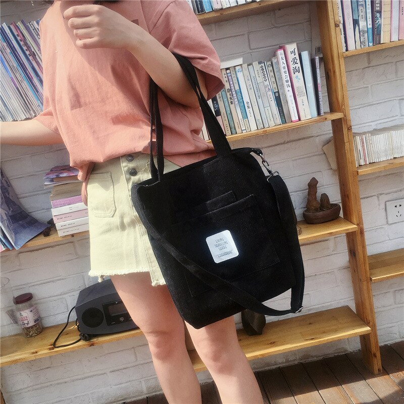 Frauen Leinwand Umhängetasche Damen lässig Kabel Tote Weiche Crossbody Taschen Bücher Tasche Gestreiften Tuch Weibliche Handtasche Einkaufstaschen