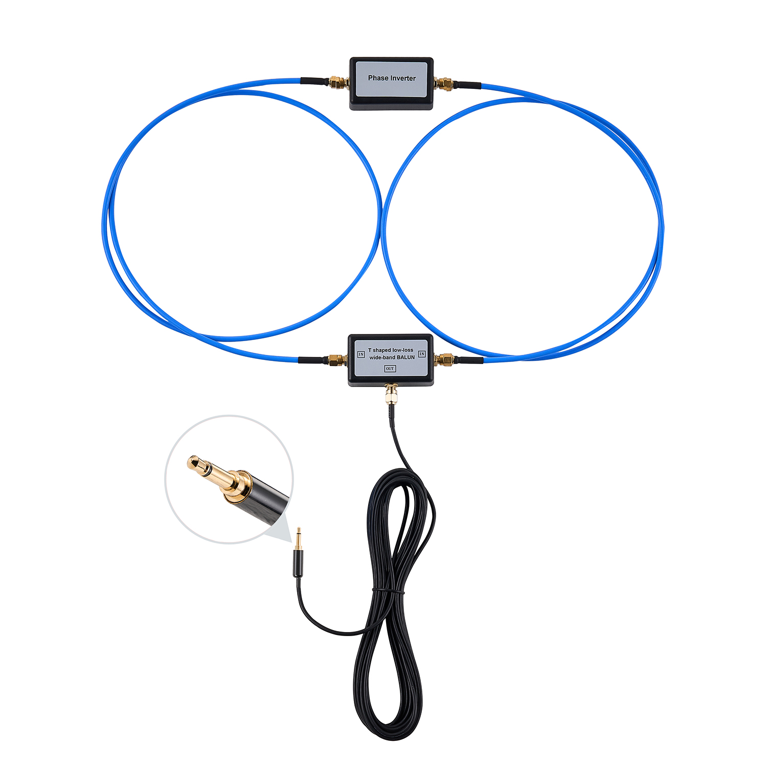YouLoop ORIGINAL Portable Passive Magnetic Loop Antenna for HF and VHF: 3.5mm connector