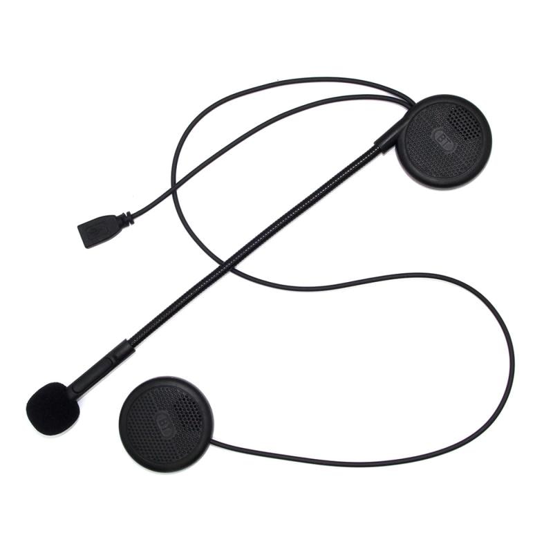 Helmet Headset Speakers Motorcycle Helmet Wirless Bluetooth Headset Moto BT Earphone Helmet Speaker With Sponge Microphone: 01