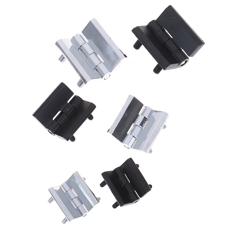 Zinc Alloy Industrial Cabinet Hinge Thickening Electric Power Box Metal Case Door Clamp Hinge With Screw Fixed Hardware