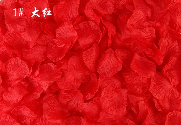 BlacklakeGirls Newest 2000 Pcs Wedding Flowers Petals Blume Rosen Artificial Rose Petals Silk Flower Accessories Pétalos De Tela: 2000Pcs1