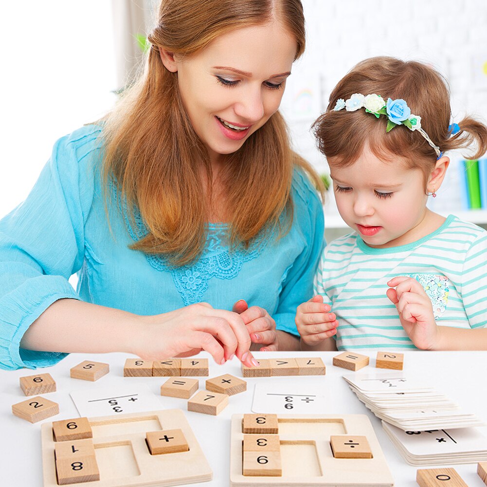 Kinderen Verlichting Speelgoed Digitale Kennis Board Voor Additionsubtraction Vermenigvuldiging Divisie Berekening Boord Puzzel