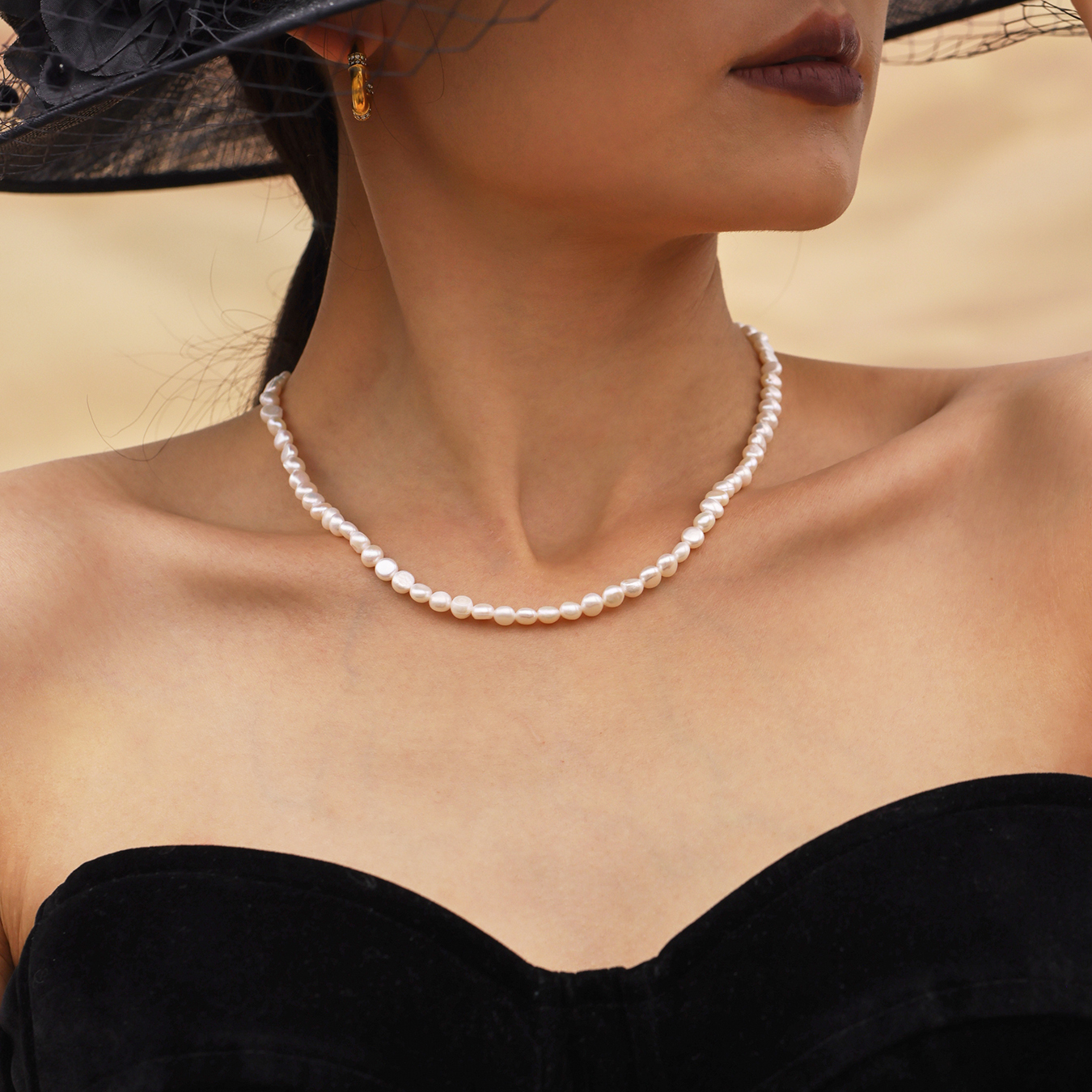 Natuurlijke Zoetwaterparel Ketting Dames Luxe Roestvrij Staal Vergulde 18K Schelp Hanger Ketting Dames Charme Sieraden