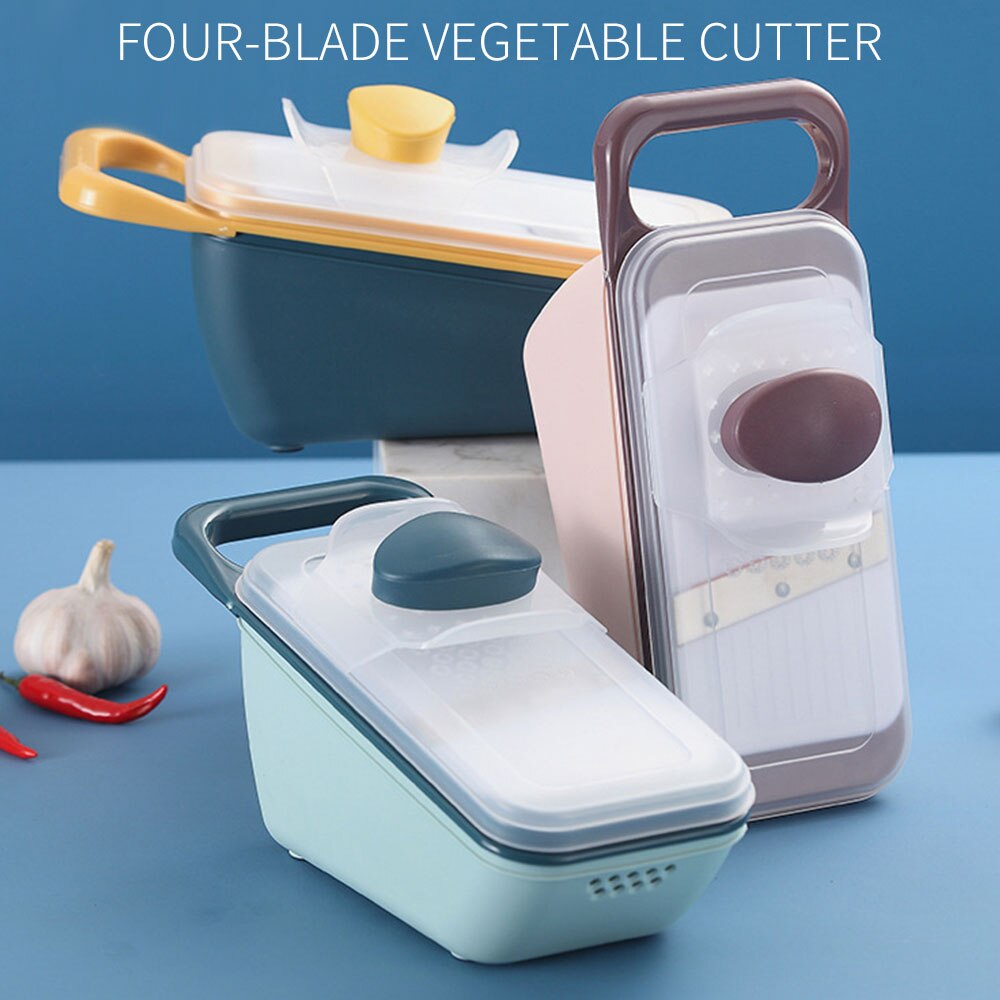 Keuken Handleiding Groente Cutter Slicer 8 Een Rvs Verwisselbare Messen Mandoline Aardappel Dunschiller Wortel Rasp Dicer