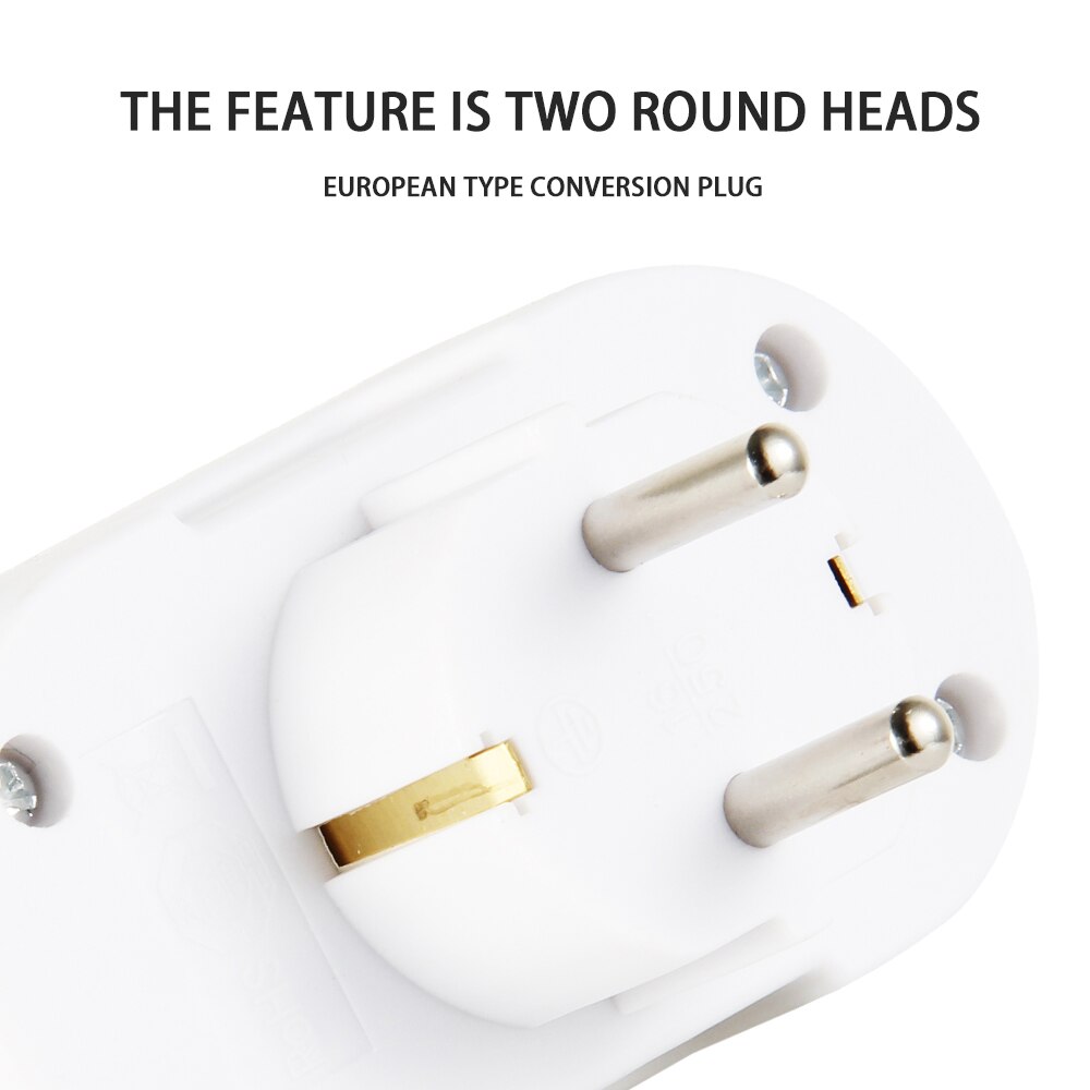 16a 110 ~ 250v europese conversiestekker 1 to 2 /1 to 3- weg stopcontactadapter eu standaard stroomadapter stopcontact reisstekkers