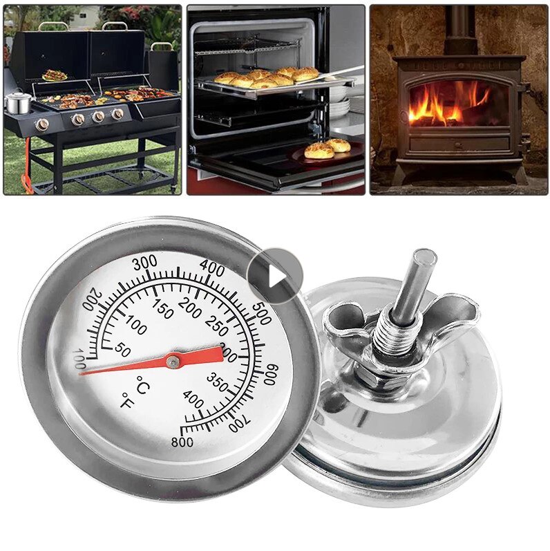 400 °c ovn kogetermometer rustfrit stål temperaturmåler mini bbq mad kød termometre grillmåler til hjemmekøkken mad