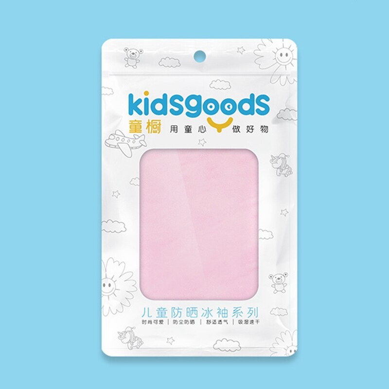 1pair Elastico Del Fumetto Per Bambini di Raffreddamento Maniche Braccio per le Ragazze Dei Ragazzi Del Sole di Estate UV di Protezione di Sport dei bambini Del Polsino di Ghiaccio braccio di seta Unisex: BB7788PK