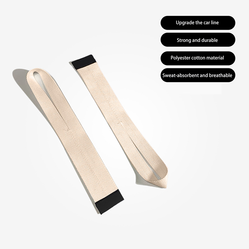 1 Paar Gym Hijsbanden Gewichtheffen Pols Gewicht Riem Body Building Handschoenen Voor Vrouwen Mannen Fitness Crossfit Halters Power: lichtgeel