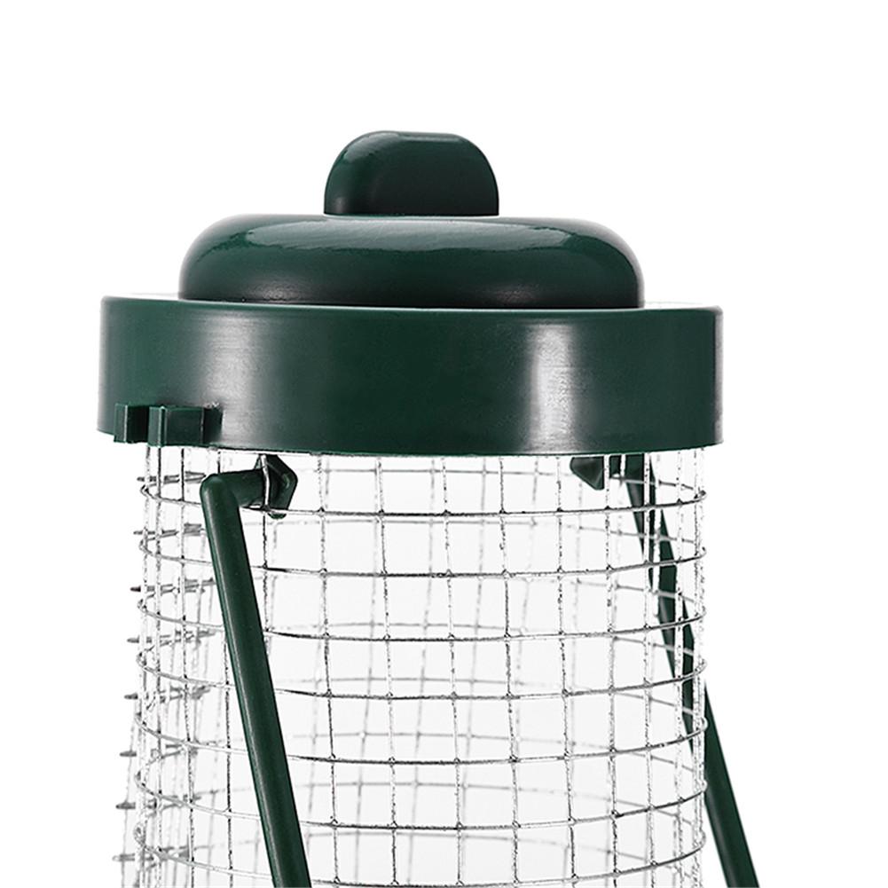 Plastic Galvanized Grid Bird Feeder Dumplings Grease Ball Rack Holder Outdoor Food Dispenser for Tit Small Wild Birds 30E