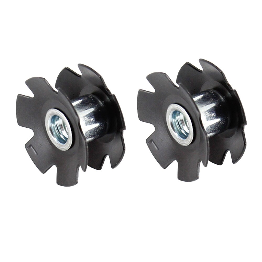 Widelec rowerowy rdzeń montażowy MTB sterować rura zestaw słuchawkowy śrubin mocujące z kołnierzem gwiazda orzechy dla 1-1/8 "28.6mm Steerer bezgwintowy widelec: 2szt