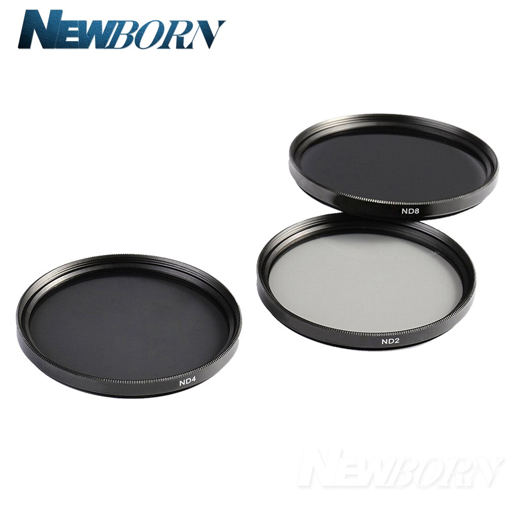 Camera lenses ND Filter 49mm 52mm 55mm 58mm 62mm 67mm 72mm 77MM Neutral Density Filter Lens Set Kit ND2 ND4 ND8 ND 2 4 8