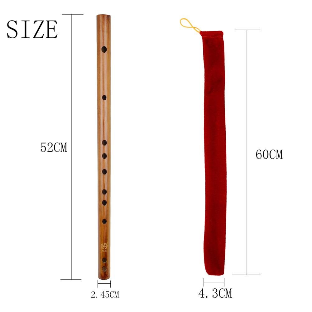 Chinese Bamboo Flute piccolo Educational Learning Activities For Kids Children Bamboo Flute: C-flat