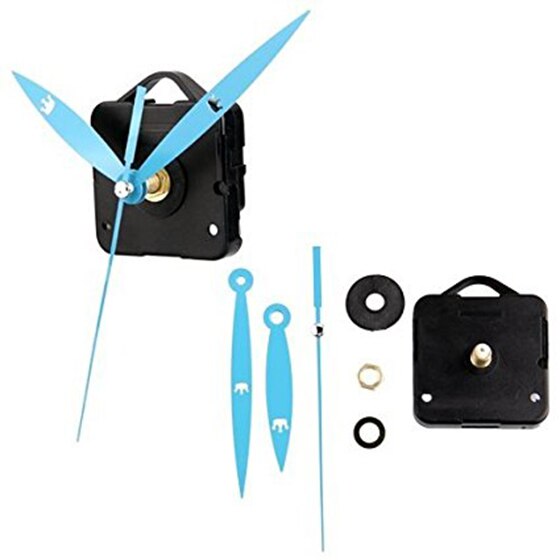 Quartz Klok Uurwerk Mechanisme - Reparatieonderdelen Kit - Blauw