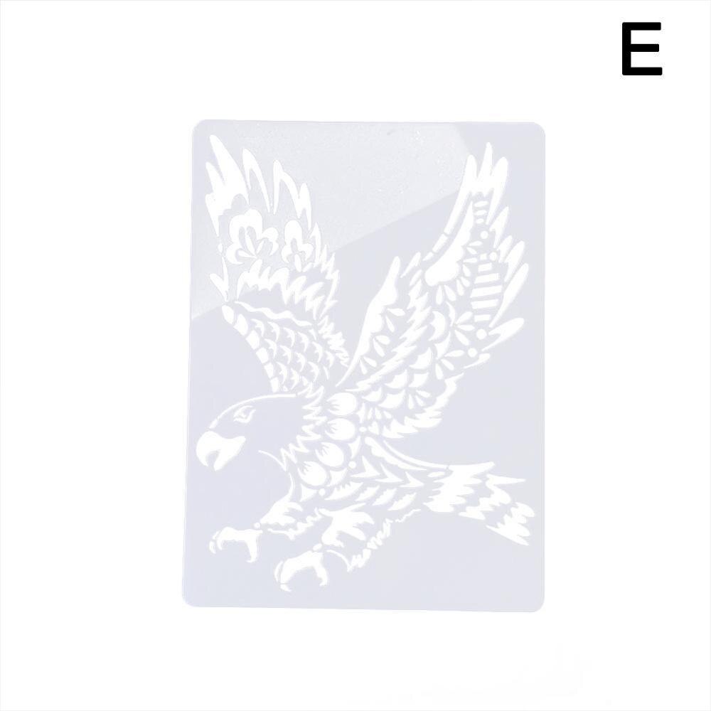 1PC Animals Drawing Template Ruler Animals Hollow out Template Stationery Drawing Figure Ruler Painting With Scratch Paper