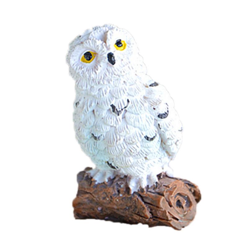 Mini Hoge Imitatie Leuke Uil Kleine Ornamenten Micro Landschap Tuinieren Decoraties Milieuvriendelijke Materialen: F