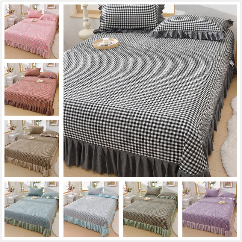 Enkelt sengeteppe til dobbeltseng, jenter og gutter, sengetøy, teppe, tykkere laken, 침대커버 (putetrekk må bestilles)