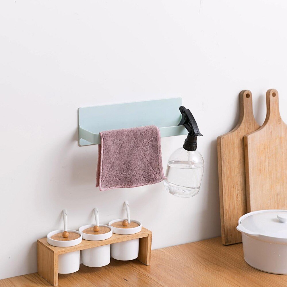 Wall Mounted Useful Popular Sanitary Tools Towel Rack Kitchen Cloths Rack Towel Bar Bathroom Towel Hanging