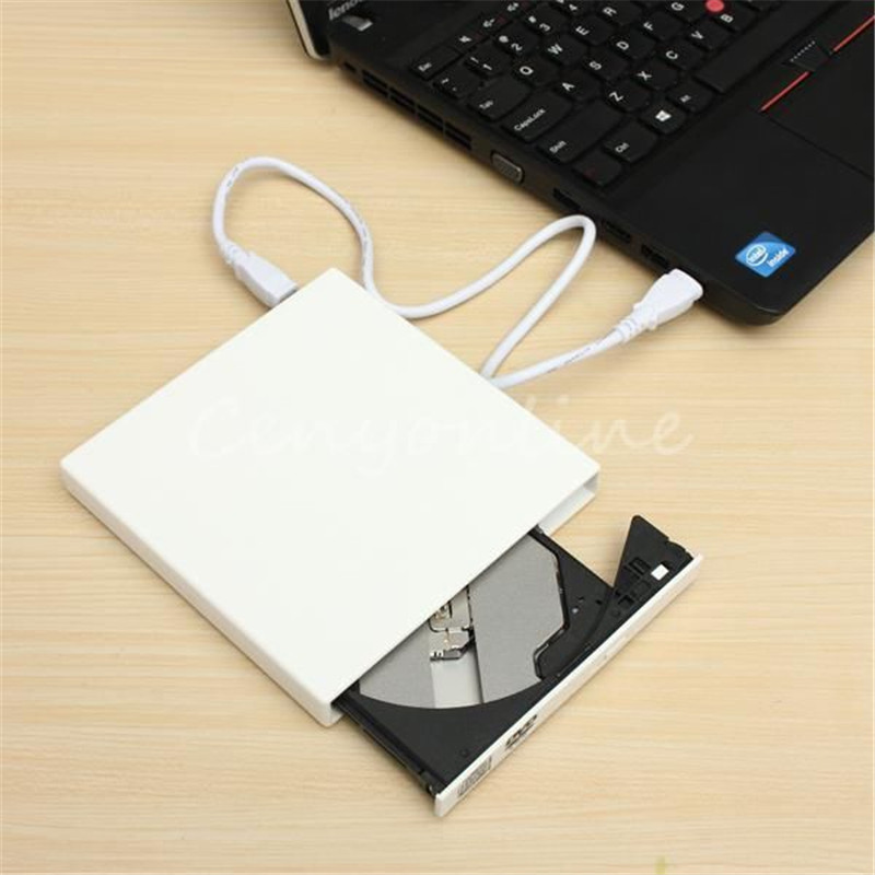 Externe Optische Dvd Drive Combo Cd Rw Brander Schrijver Recorder Usb 2.0 Portatil Dvd Rom Speler Voor Laptop Pc Windows 7/8