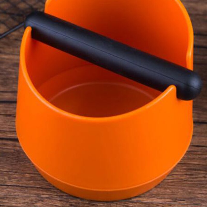 Espresso Knock Box Coffee Grind Knock Box Shock-Absorbent Durable Knockbox with Removable Knock Bar and Non-Slip Base