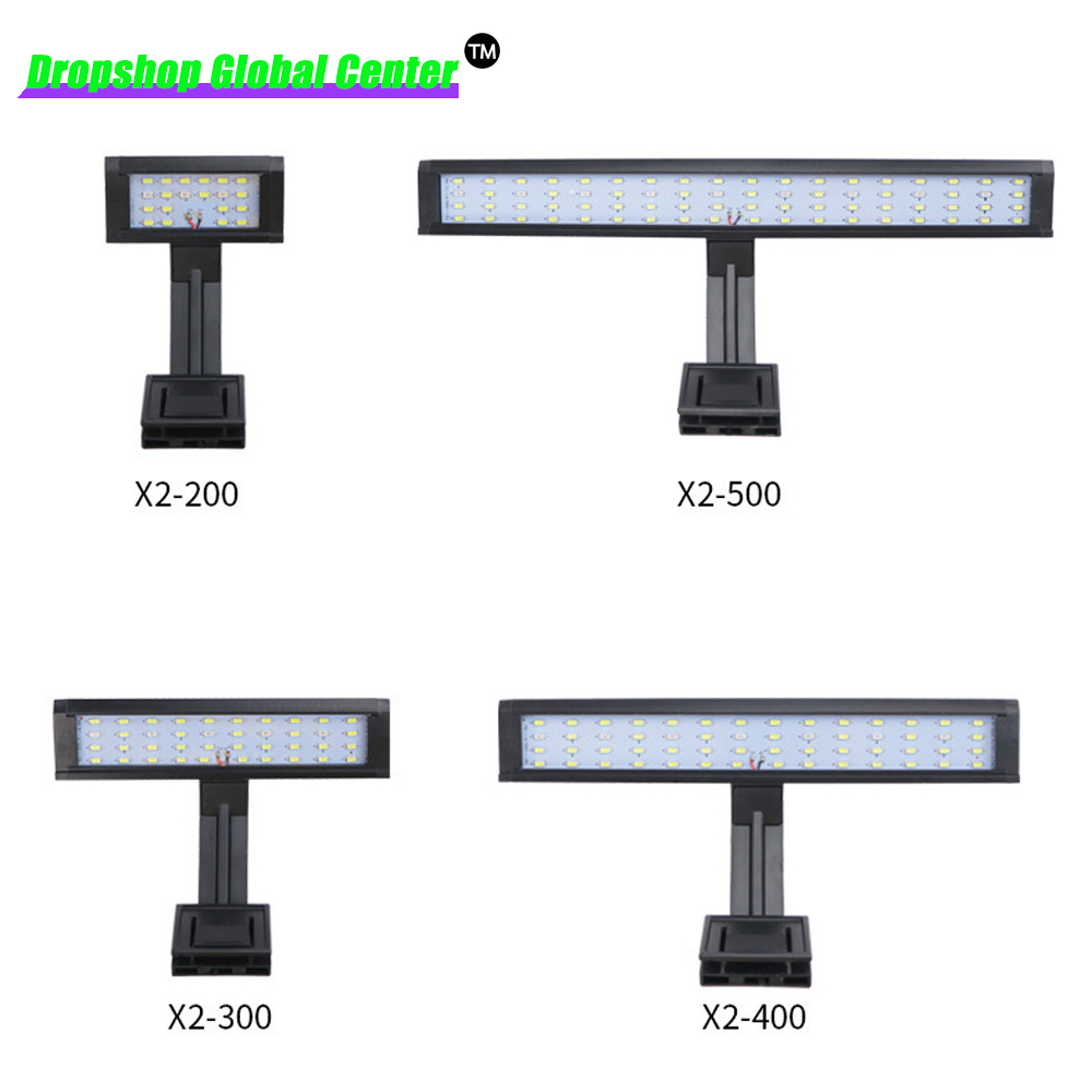 Aquarium Beleuchtung 5W/7W/9W/12W LED Aquarium Licht Ultra-dünne Anlage Wachstum Clip Licht Aquarium Beleuchtung Aquarium Zubehör