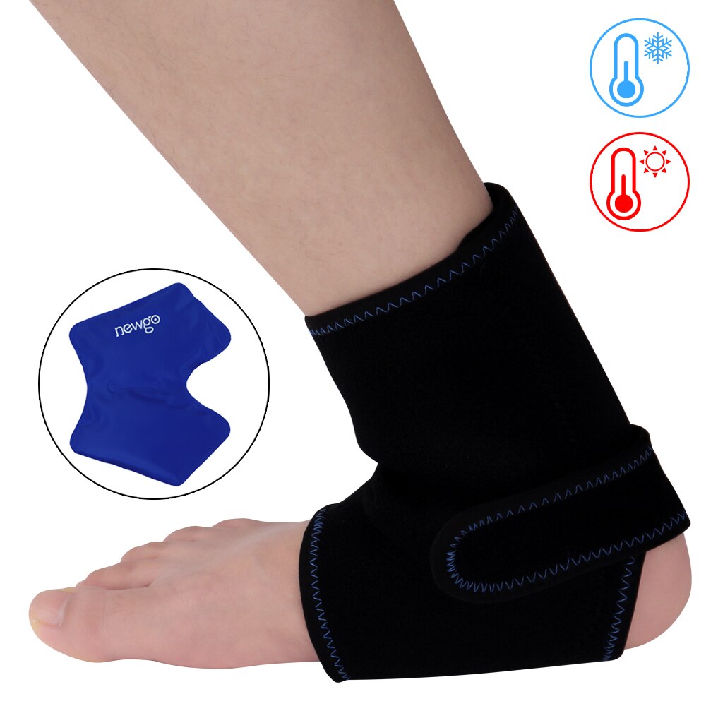 Pack de glace pour les blessures, Gel enveloppant les pieds, Flexible, et froid, thérapie, soulagement de la douleur, Support de cheville, sac de glace réutilisable