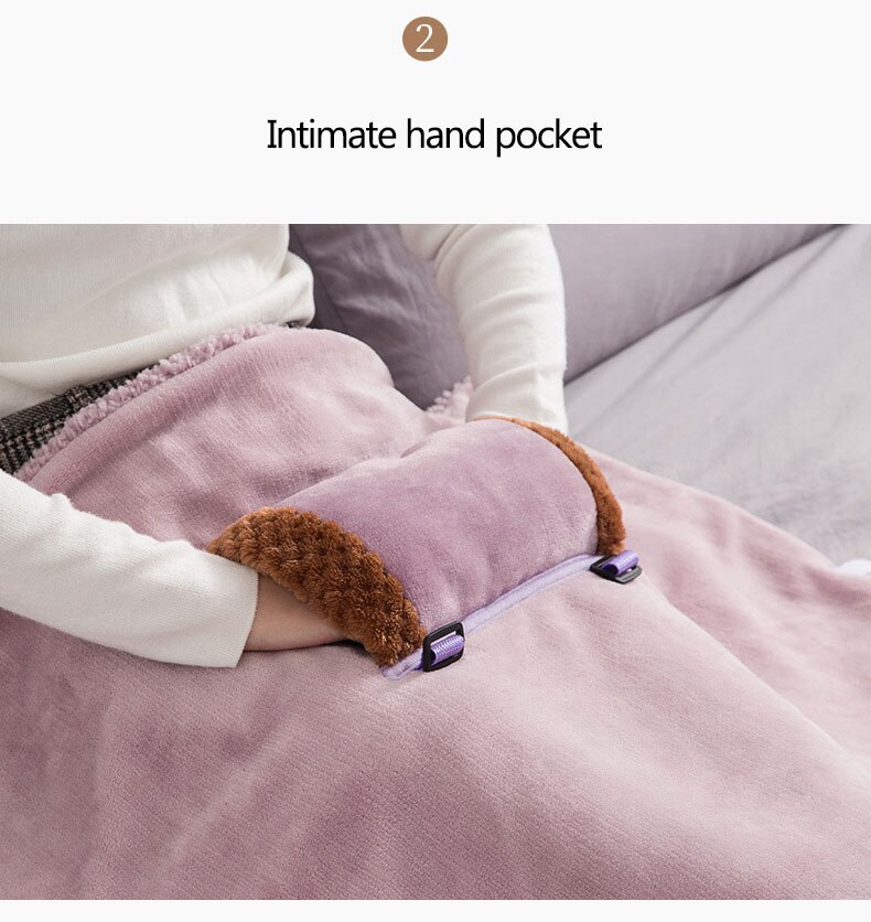 Elektrische Decke Wärmer matt USB Heizung Teppich Schal Warme Bein Decke Winter Heizung Decke Pad Für Sekretariat Heimat 60*80cm: Rosa
