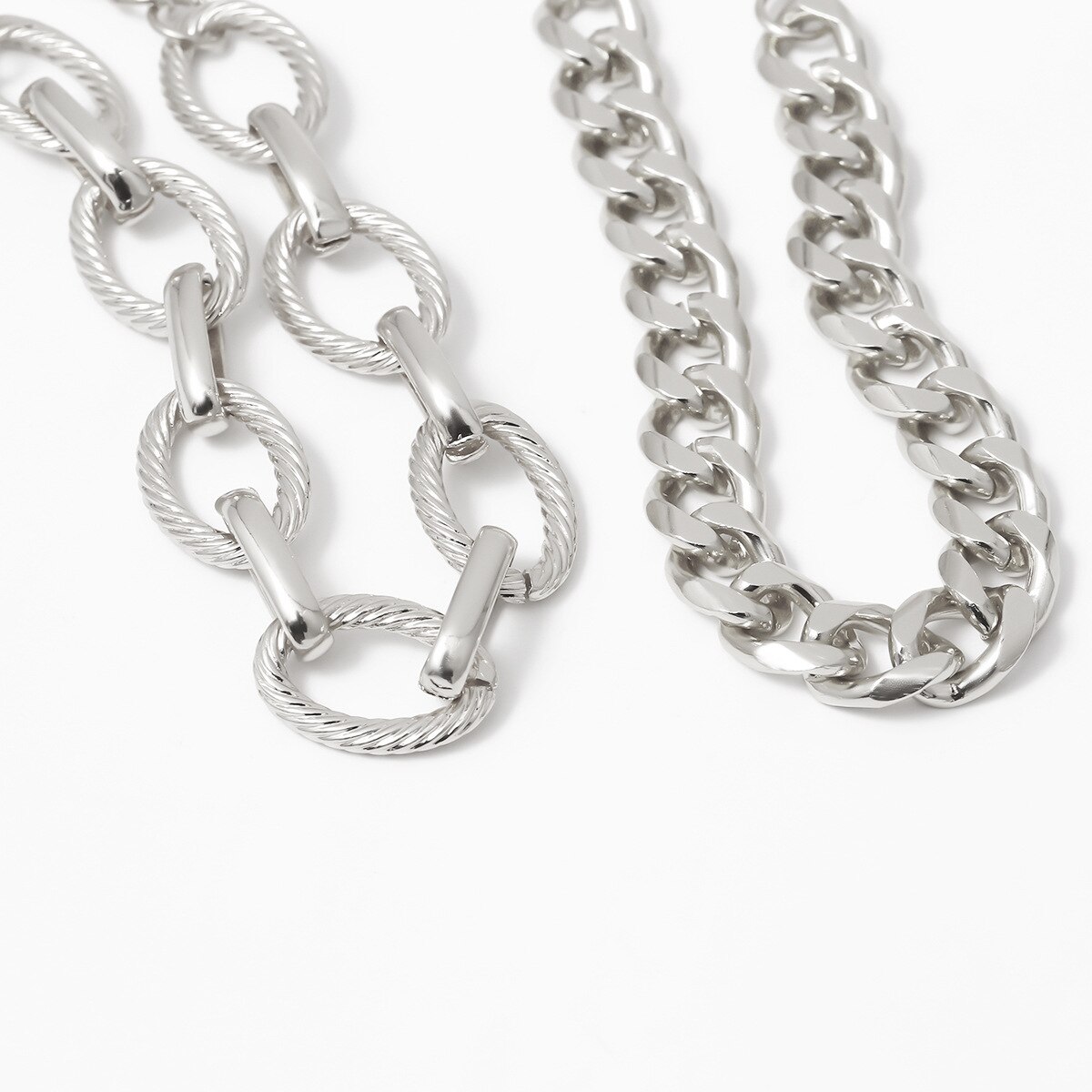 Guld sølv farve flad slange kæde twist armbånd til kvinder statement vintage armbånd punk smykker pulseras