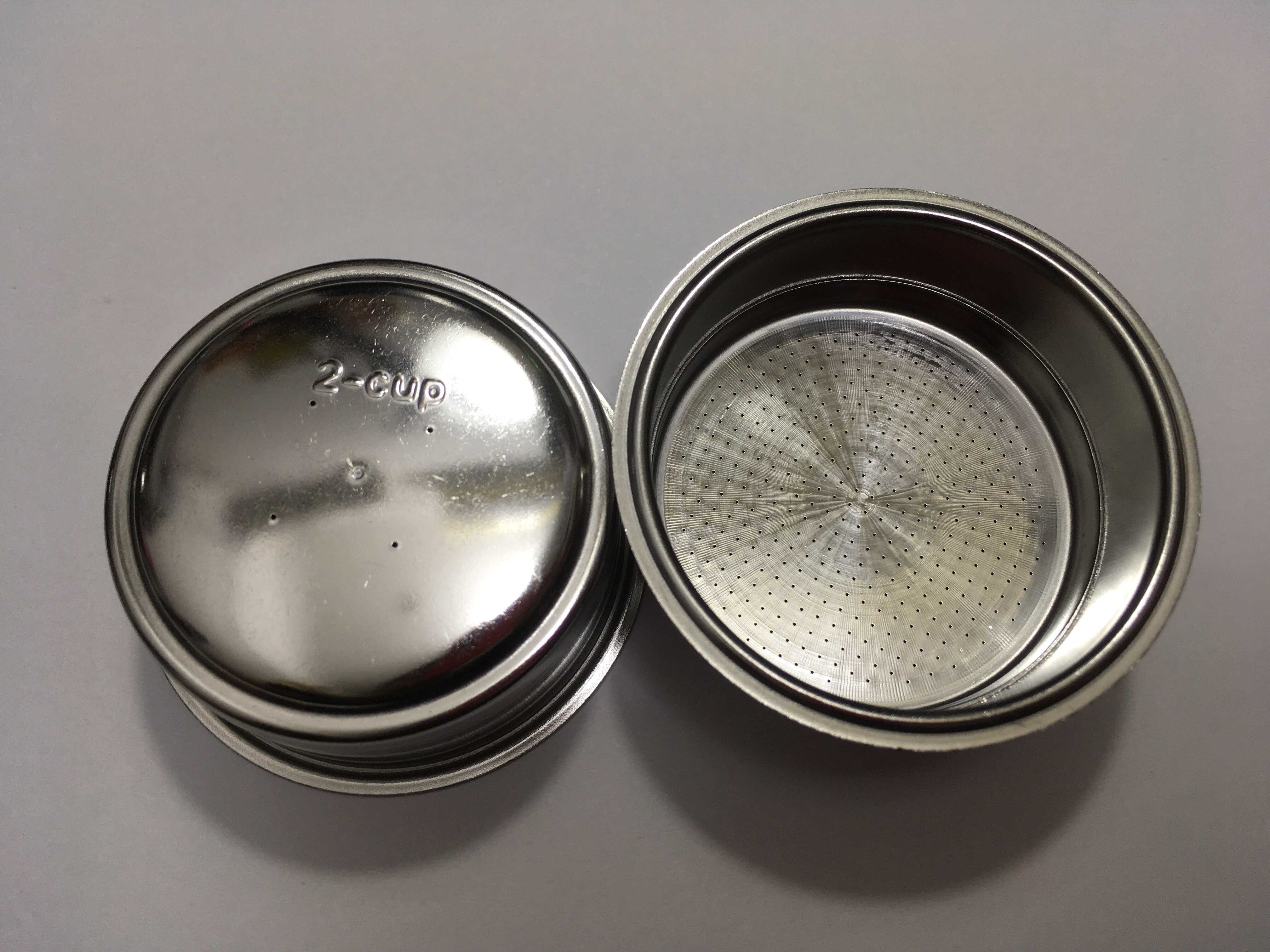 4holes 2 CUP basket espresso double coffee filter coffee basket out Diameter 60 mm inner Diameter 51 mm high pressure