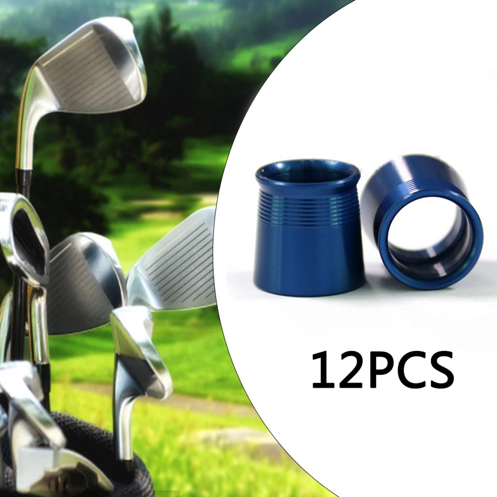 12 Pieces Golf Wooden Ferrules Fit .335 for Driver Fairway Wooden Shaft Replacement