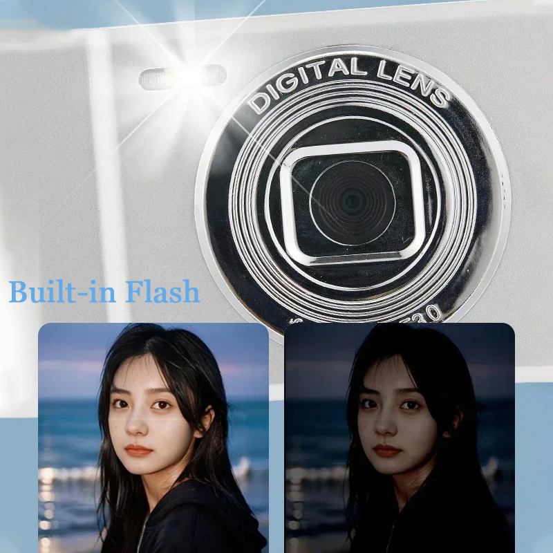 Xiaomi 4K Digital Camera Travel Selfie Camara 50MP HD Dual Lens Zoom Photography Screen Entry-Level Kids Campus Mini Retro Cam