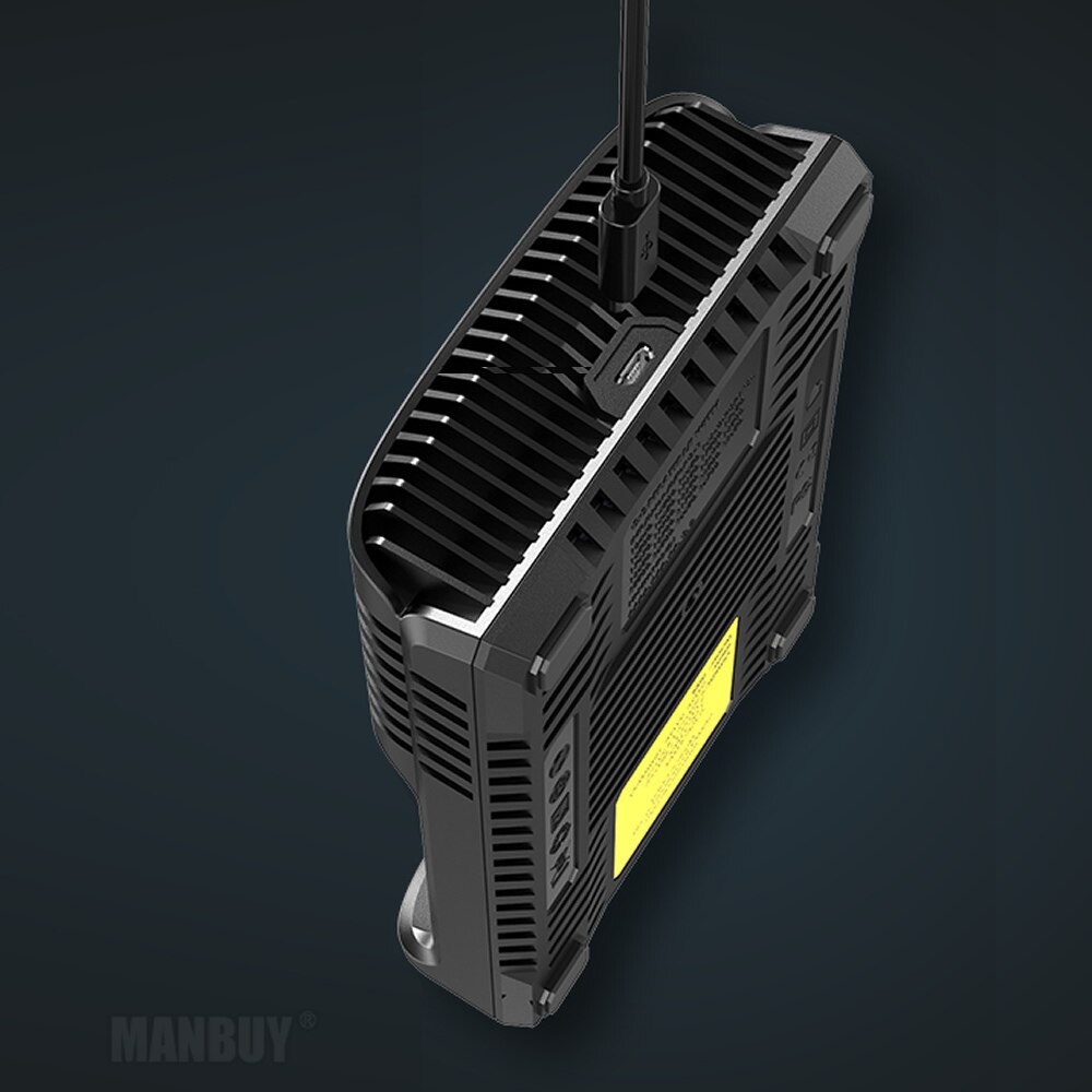 NITECORE UM4 Intelligent USB LCD Battery Charger Li-ion IMR LiFePO4 18650 14500 26650 Automatic Universal Chargers