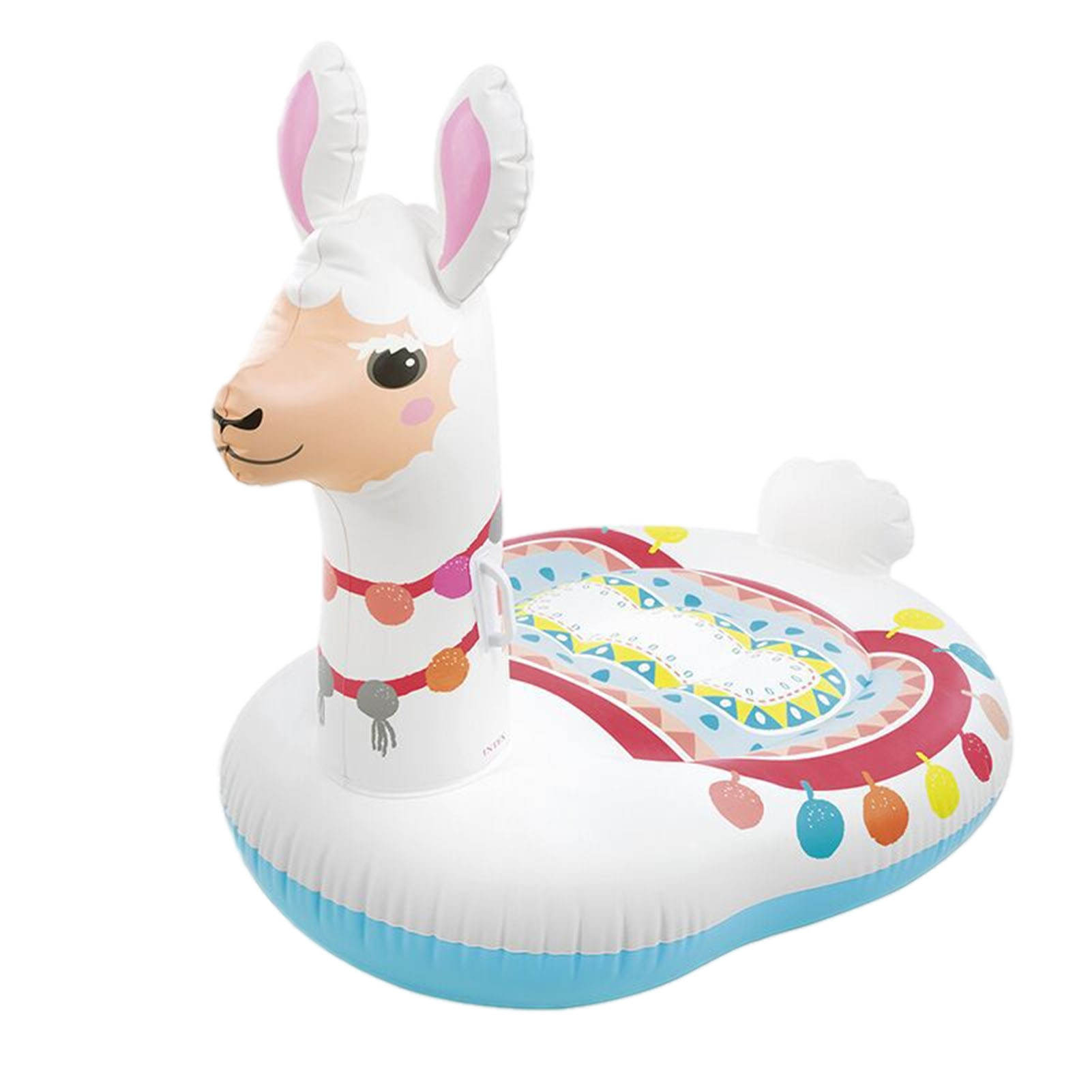 Inflatable Alpaca Pool Float Rideable Blow Up Summer Pool Toy Cute Animal Kids Summer Pool Outdoor Fun Sports Play Tools: Default Title