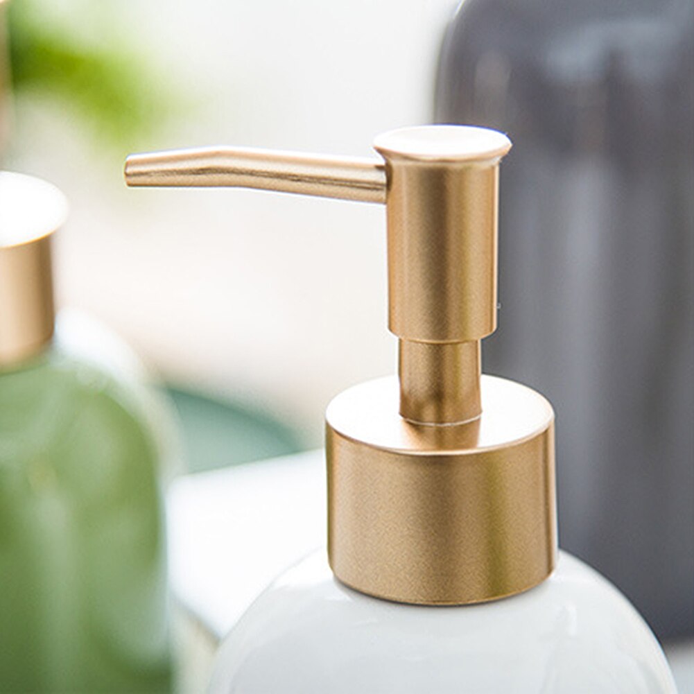 420ml keramiska flytande tvål dispenser schampoflaska hand sanitizer dusch gel tvål flaska hand tvål dispenser tom pumpflaska