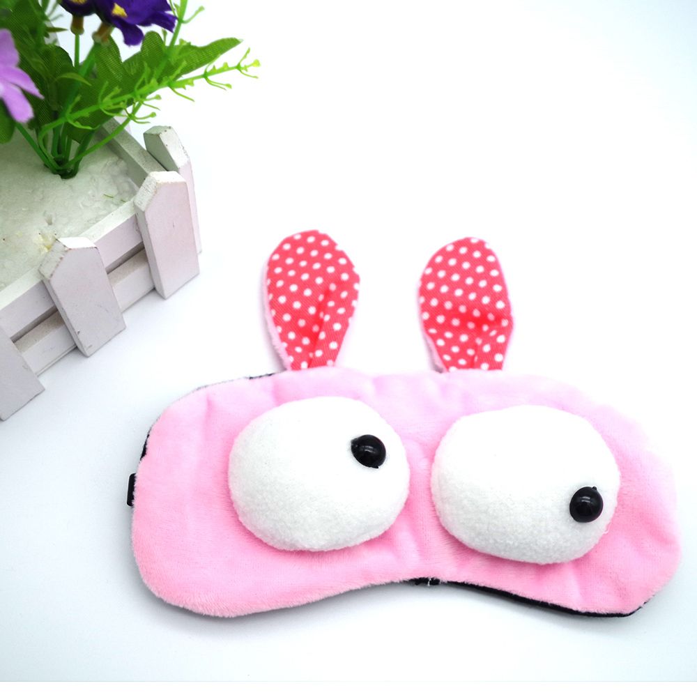 1PC lindo animales antifaz para dormir antifaz acolchado opaco franela máscara de dormir Resto de relajarse ayuda para dormir venda cubierta ojo Pat