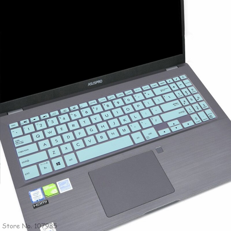 For ASUS ExpertBook B1 B1500 B1500C ExpertBook L1 L1500 PX555 PX555C B1 L1 15.6" Silicone Laptop Keyboard Cover Skin Protector: Skyblue