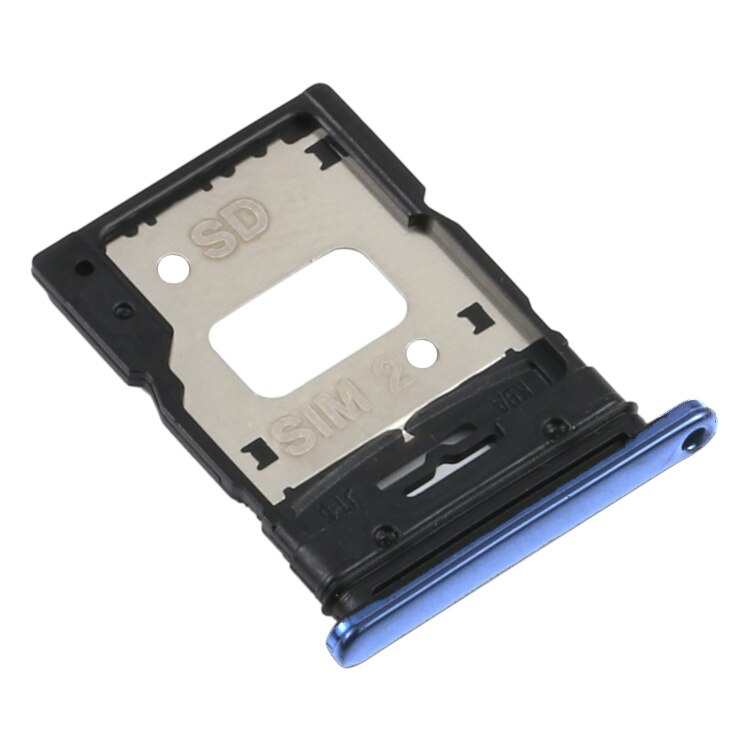 Per Xiaomi Mi 11 Lite Mi11 Lite 5G supporto per vassoio per scheda Sim di alta qualità supporto per Slot per vassoio SIM presa per adattatore parti di riparazione: Blue