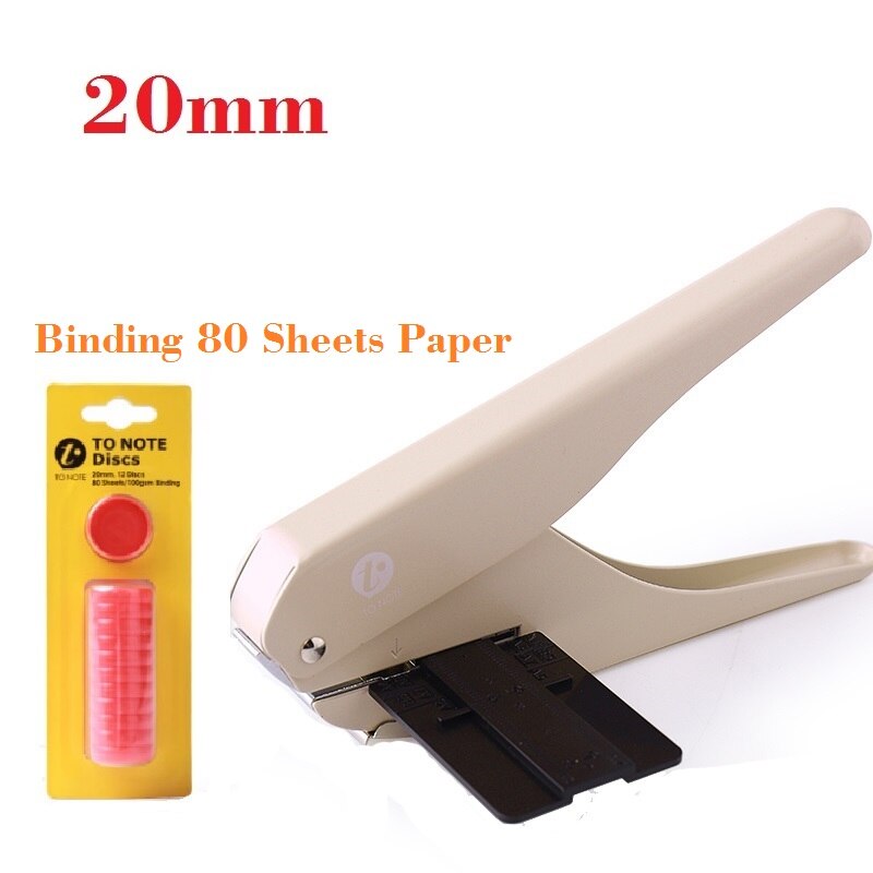 Mushroom Hole Puncher For Happy Planner Hole Punch Loose-leaf Manual Punching School Supplies; 10 Sheet Papers One Time: Punch add 20mm