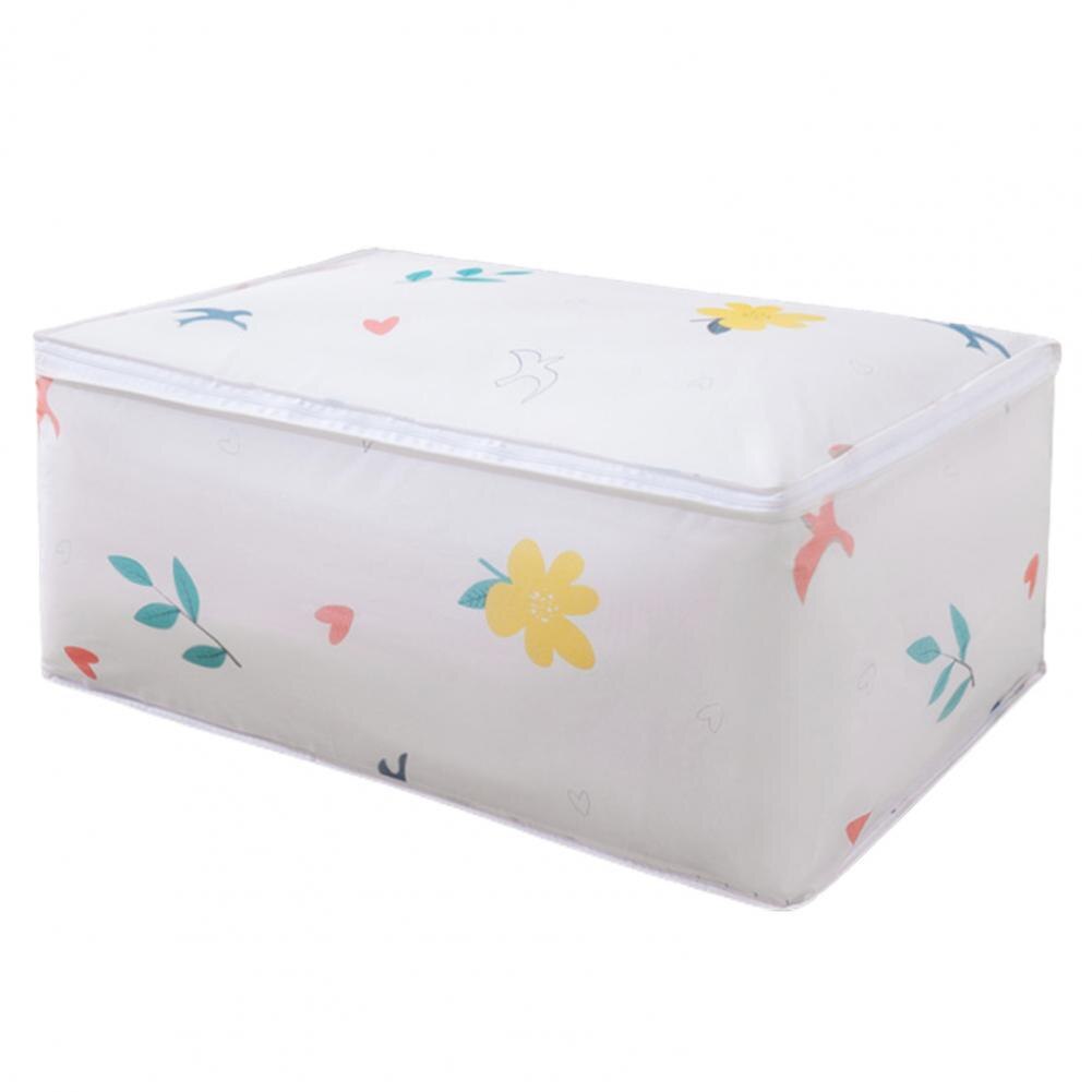   Quilt Clothes Organizer Storage Bag Reinforced Anti-deformed Space Saving Versatility Blanket Storage Bag Household Supply   : B / L