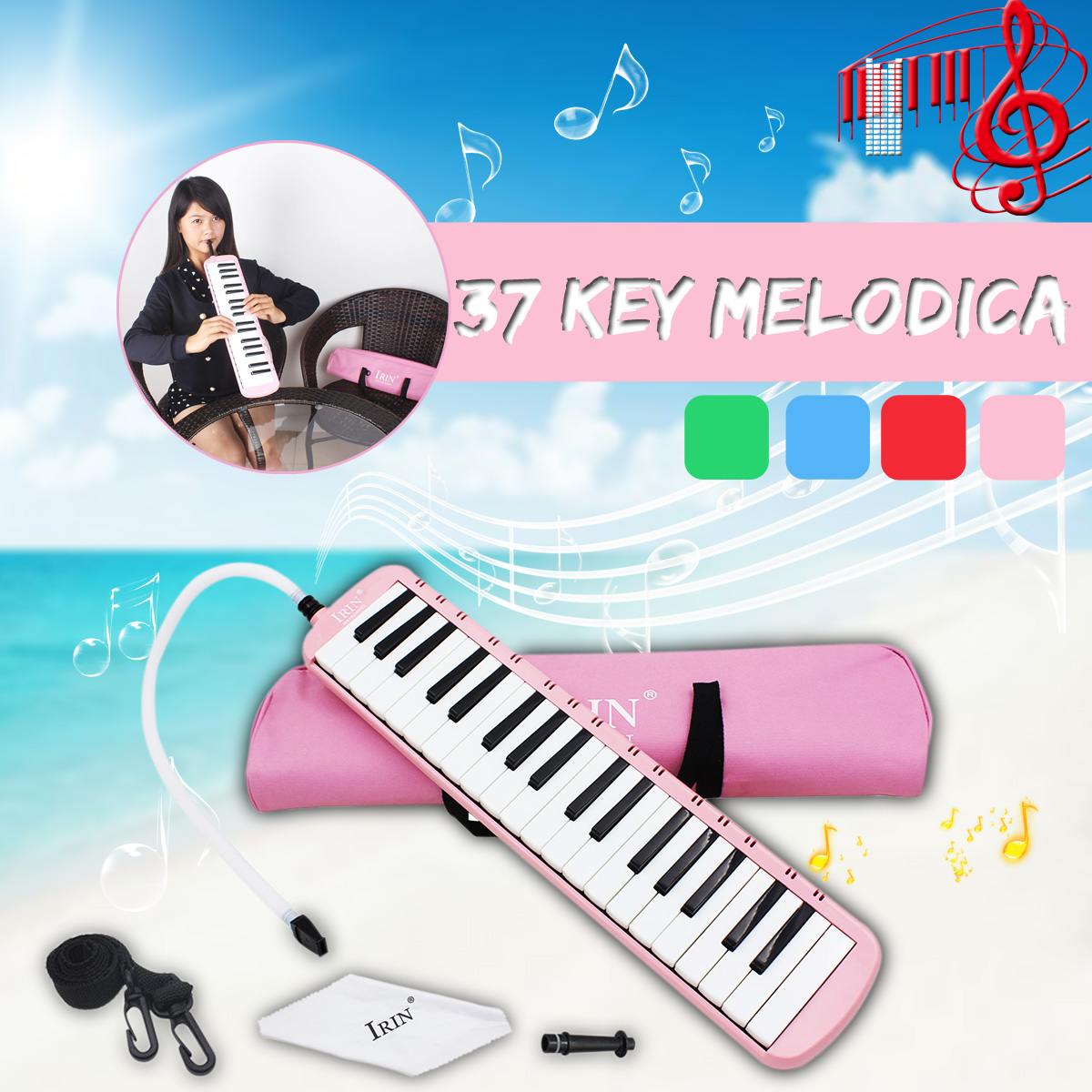 37 Keys Electronic Melodica Harmonica Keyboard With Handbag Durable Musical Instruments Performance Beginner Practice