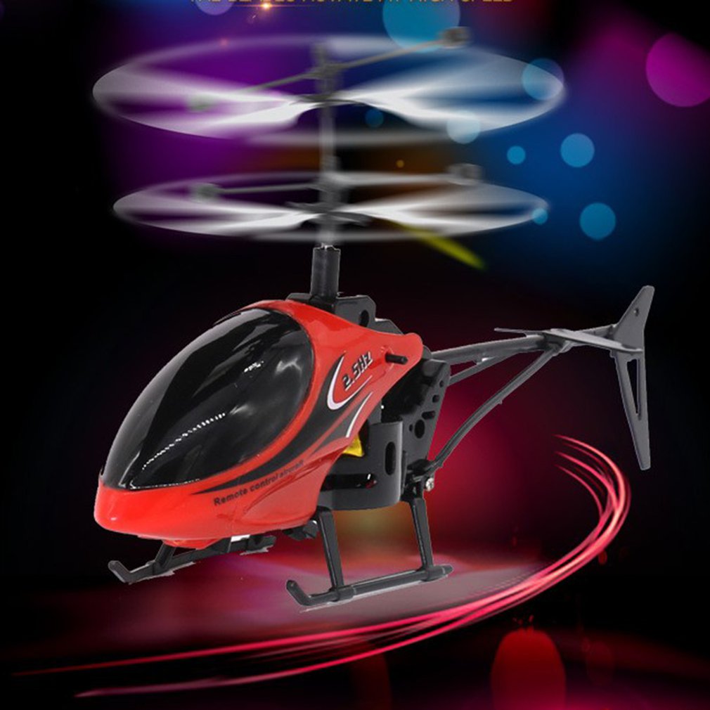 Children's Model Toy Two-way Remote Control Helicopter with Light -resistant Kids' Helicopter Toy 3 Colors Available