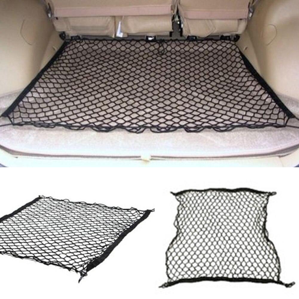 Nylon Stretch Luggage Net Baggage Nets Bag Rack Network Boot Fixed Network 70 x 70cm Car Trunk Luggage Stacking Shelf Net