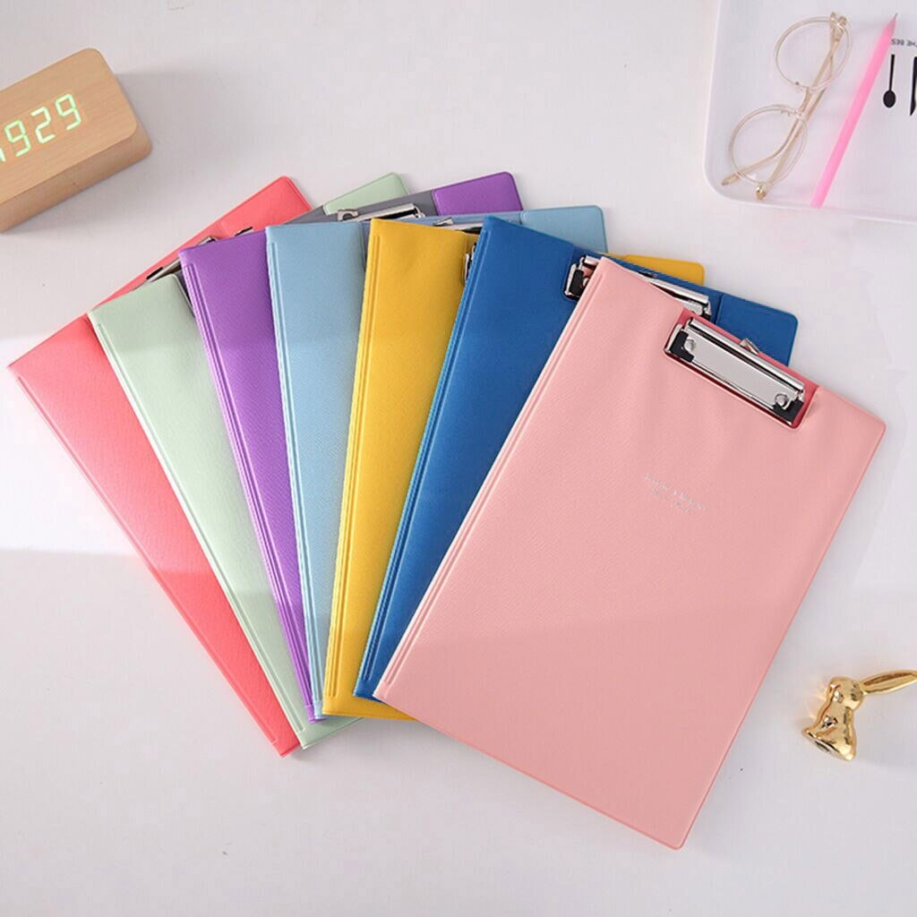 A4 File Document Bag Pouch Bill Folder Holder Organizer Fastener School Office Supplies Expanding File Folder Document Storages