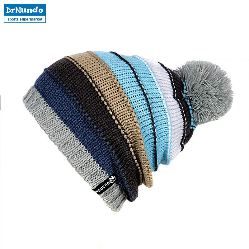 Gorros de Snowboard , lote de gorros de invierno para patinaje, gorros de esquí de punto, gorros y gorros para hombres y mujeres, gorras de Hip Hop