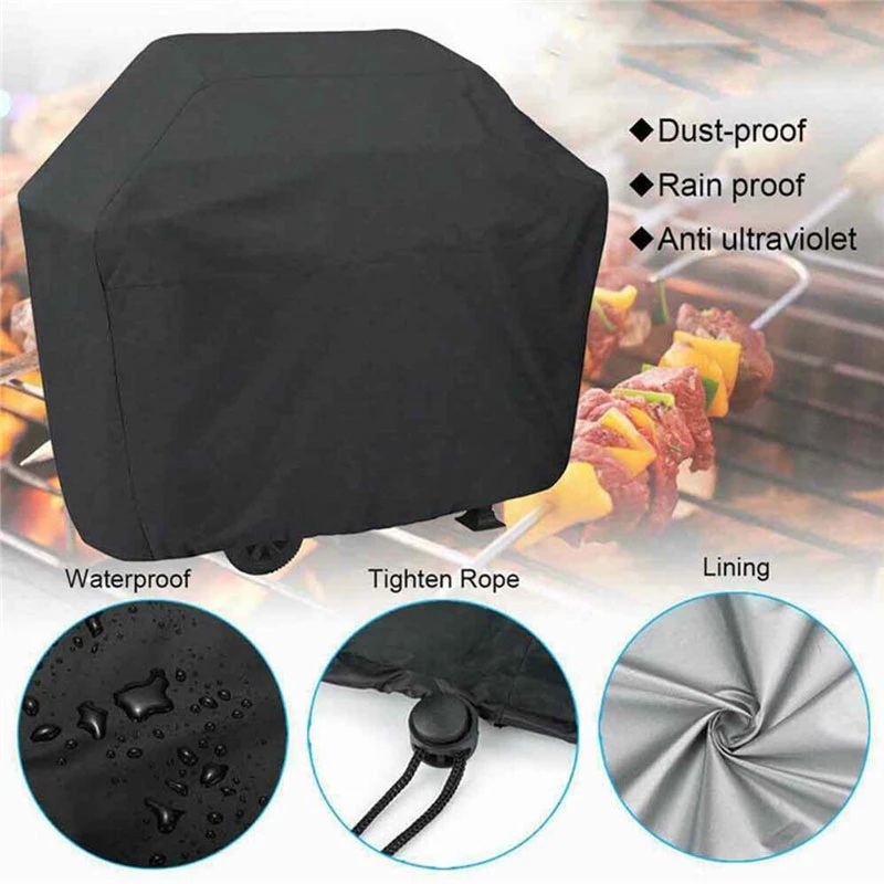 Grillabdeckung für den Außenbereich, robuste Grillabdeckung, staub- und wasserabweisend