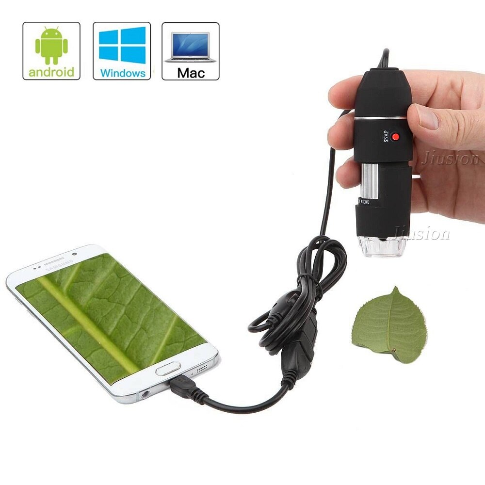 40 to 1600x usb digital mikroskop håndholdt mini kamera lodning stereo elektronisk endoskop lup stativ til samsung ect
