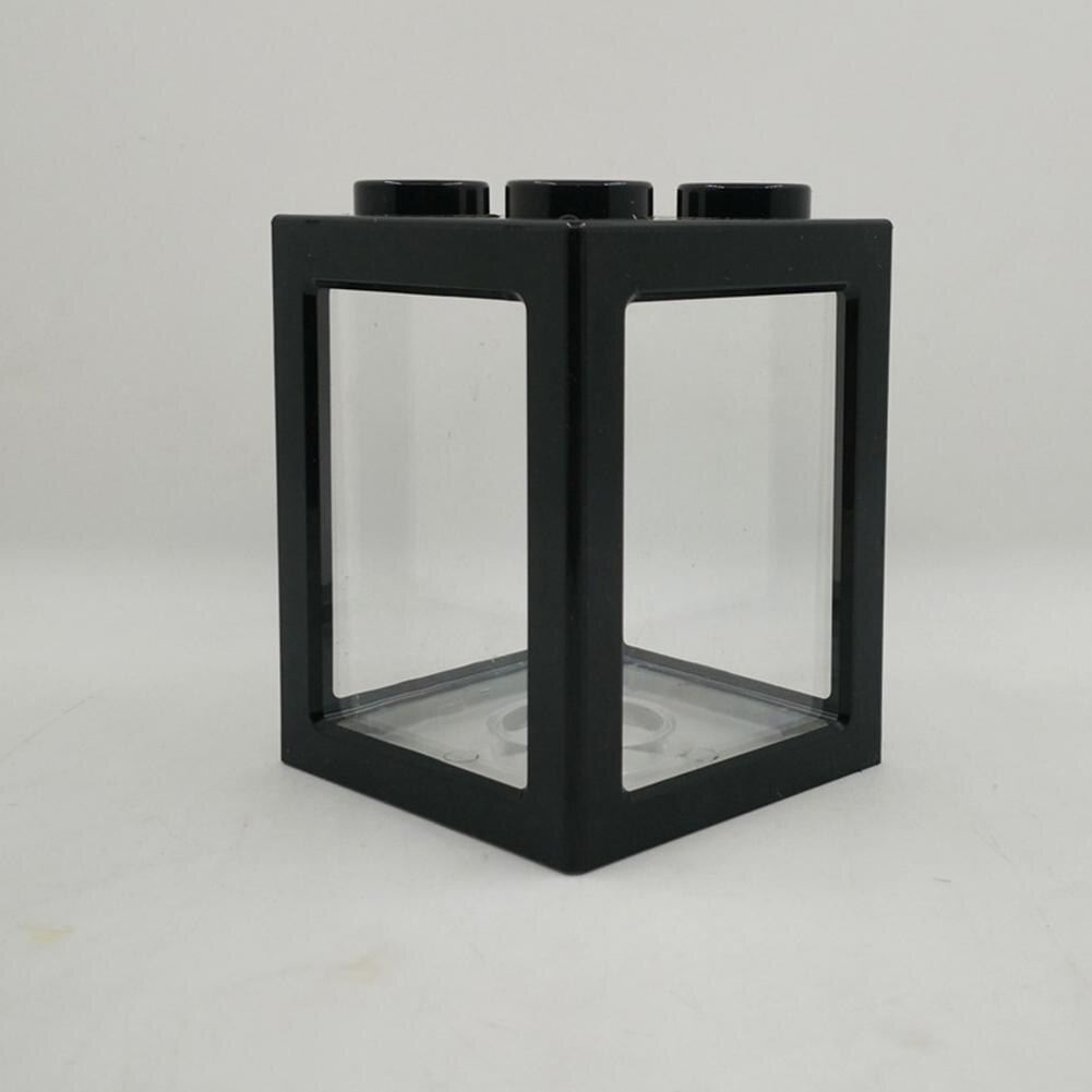 Aquarium Stapelen Ecologische Emmer Aquarium Algen Bal Spider Doos Kleine Mini Reptiel Rij Cilinder Landschap Seawe: black