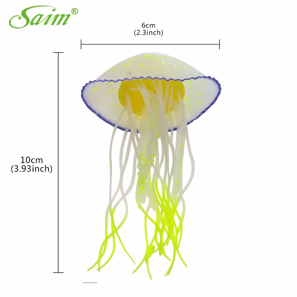 10 cm creatieve kunstmatige kwallen aquarium aquarium ornamenten acuarios vivid kwallen landschap decoratie voor aquarium